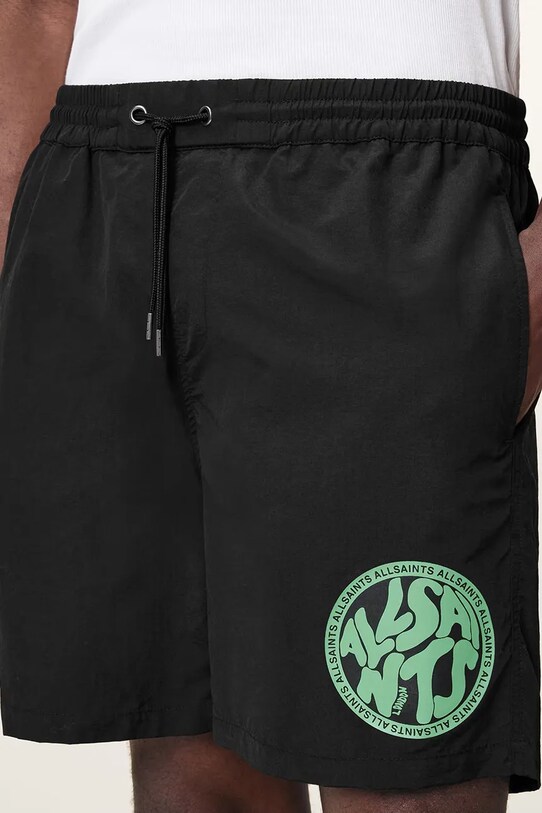 Oblečenie Plavkové šortky AllSaints DISTORTION M019WC čierna