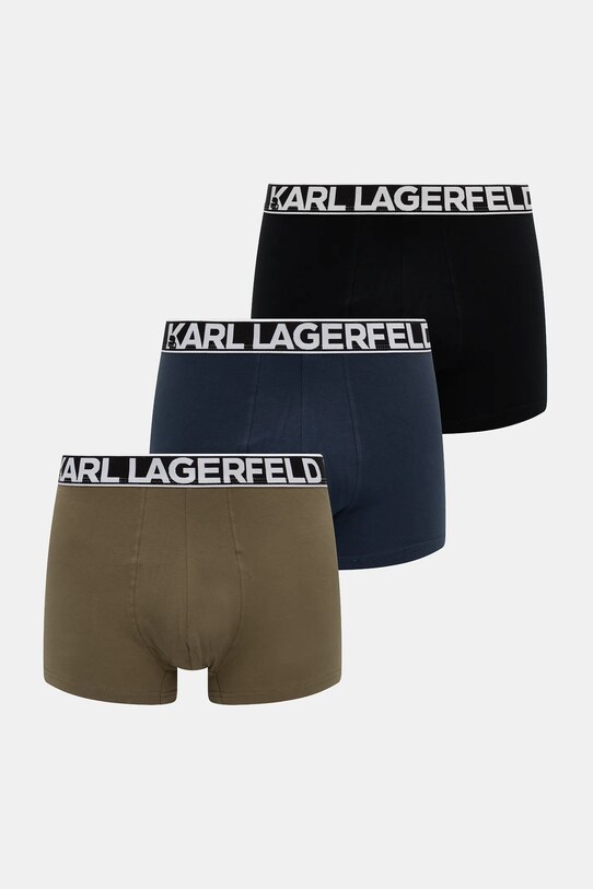 Karl Lagerfeld bokserki 3-pack dzianina czarny A3M47010