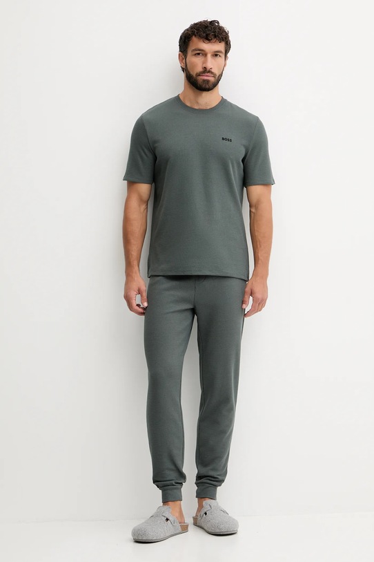 Homewear hlače BOSS 50535878 zelena AW25
