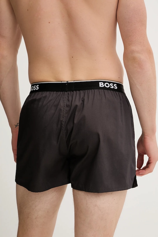 BOSS bokserki bawełniane 2-pack 2P Boxer Shorts EW 50545913 beżowy