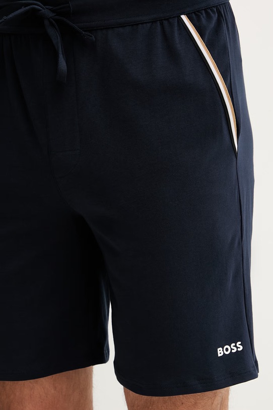 BOSS loungewear šortky pánské bavlněné s elastanem Unique Shorts CW námořnická modř 50545942