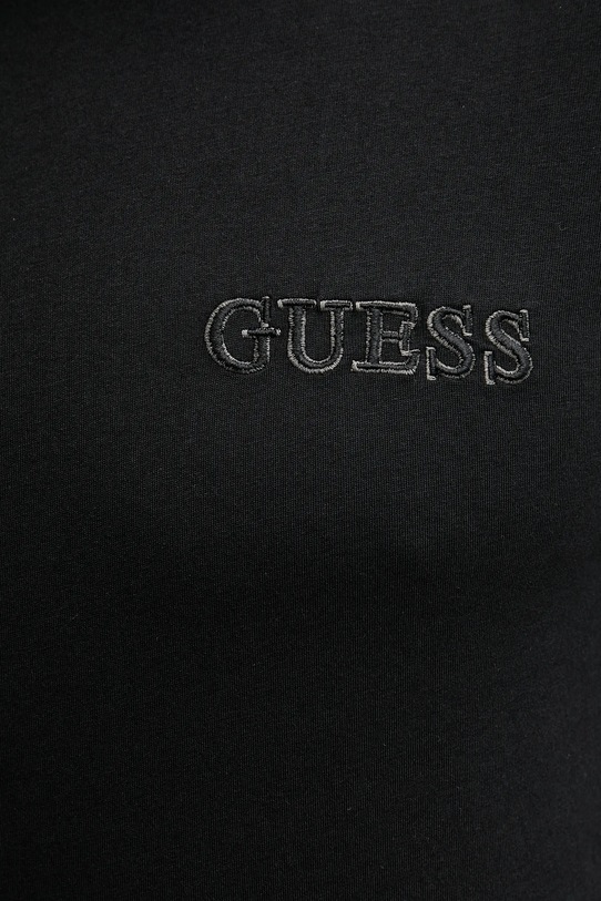 Хлопковый пижамный лонгслив Guess U5RI00.KCAM1 чёрный
