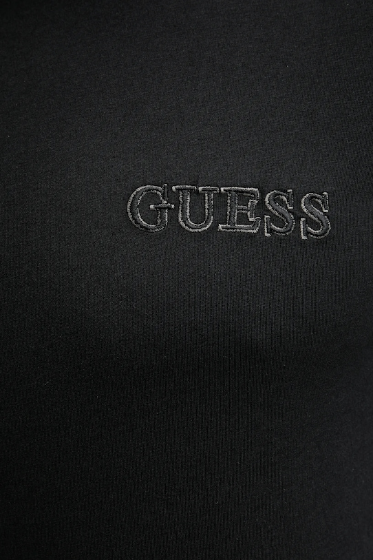 Хлопковый пижамный лонгслив Guess U5RI00.KCAM1 чёрный