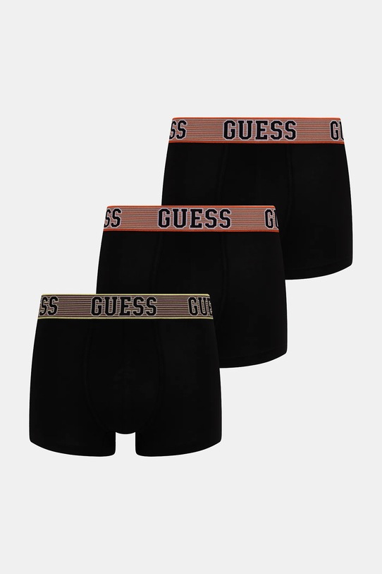 Guess bokserki 3-pack dzianina czarny U5YG00.K6YW1