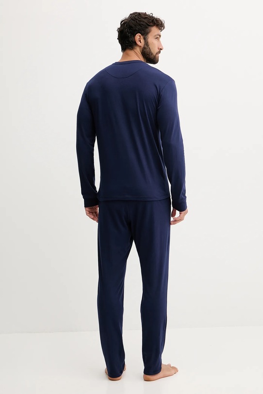 United Colors of Benetton piżama bawełniana niebieski 3VD04P02W