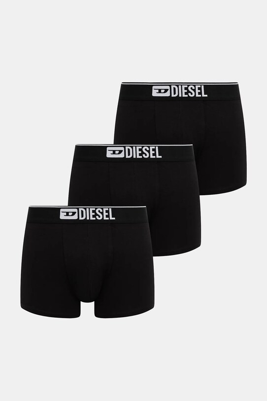 Diesel bokserki UMBX-SEBASTIANTHREEPAC BOXER-S 3-pack dzianina czarny 00SKME.0GDAC