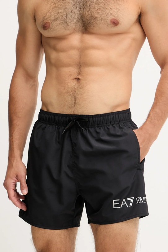 EA7 Emporio Armani fürdőnadrág AF13049.7M000519 fekete AW25