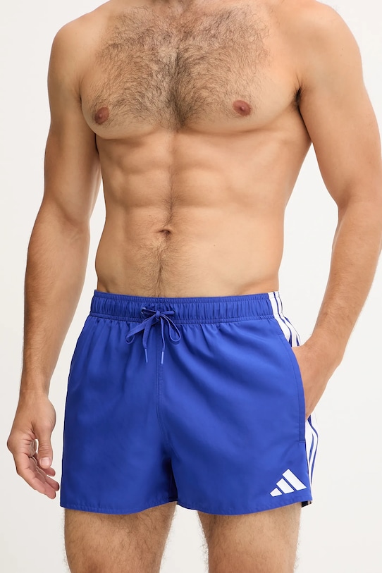 adidas pantaloni scurți de baie 3-Stripes JX5024 albastru AW25