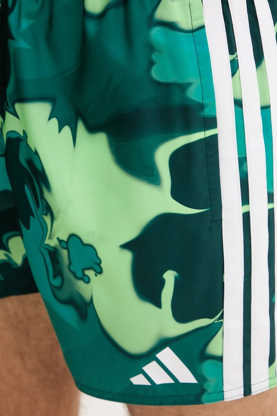 adidas pantaloni scurți de baie Tie Dye verde JX5042