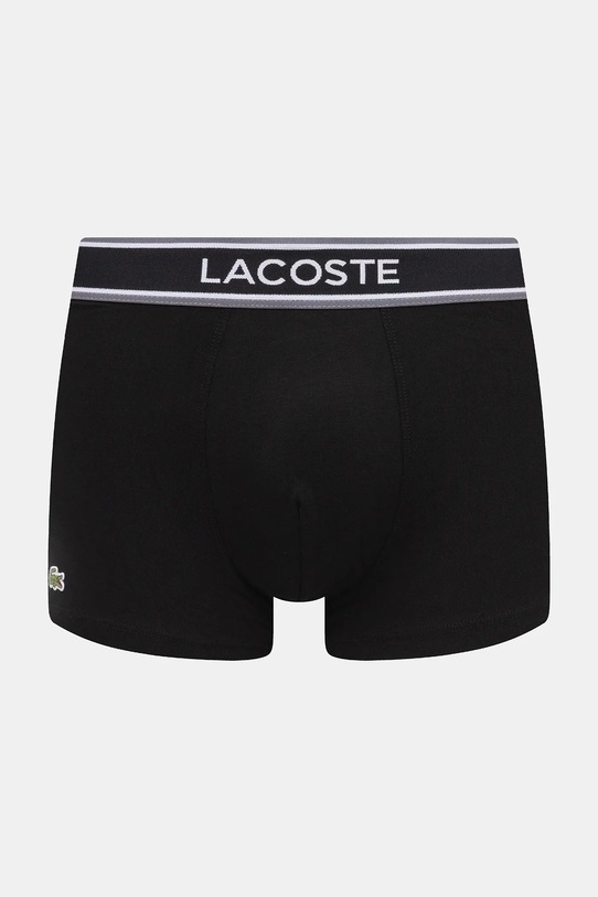 Lacoste boxeri 3-pack negru 5H4970