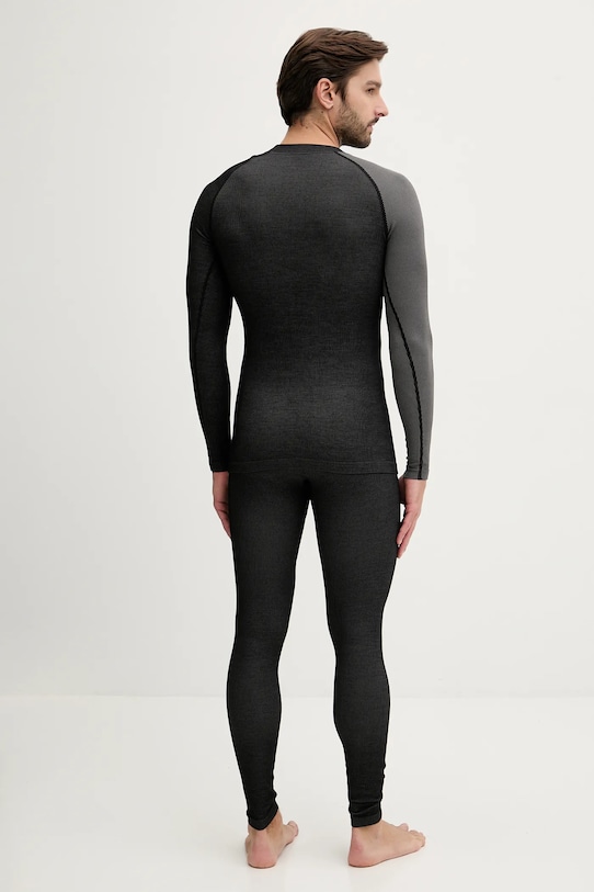 Σετ λειτουργικών εσώρουχων - κολάν και μακρυμάνικη μπλούζα Viking Mounti 500.27.8758 μαύρο AW25