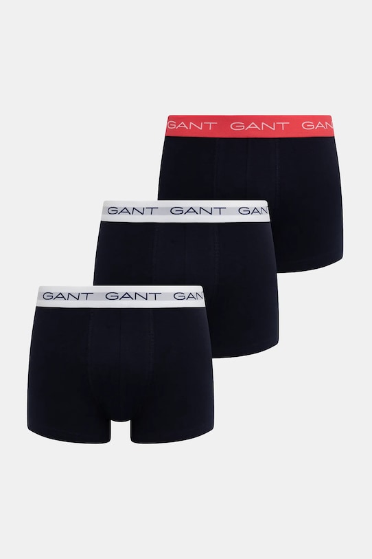 Gant bokserki 3-pack dzianina granatowy 902523004