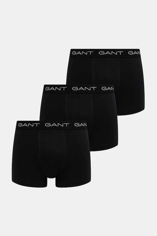 Gant bokserki 3-pack dzianina czarny 900023003