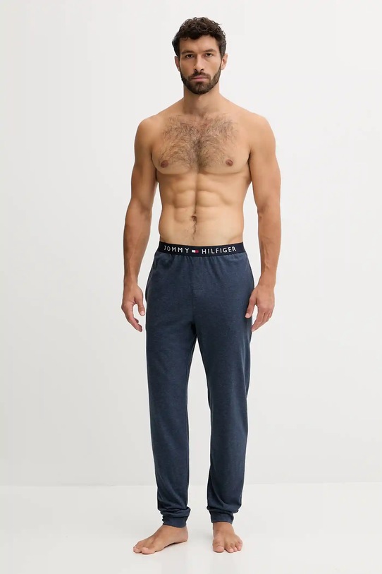 Bavlněné pyžamové kalhoty Tommy Hilfiger UM0UM03532 námořnická modř AW25