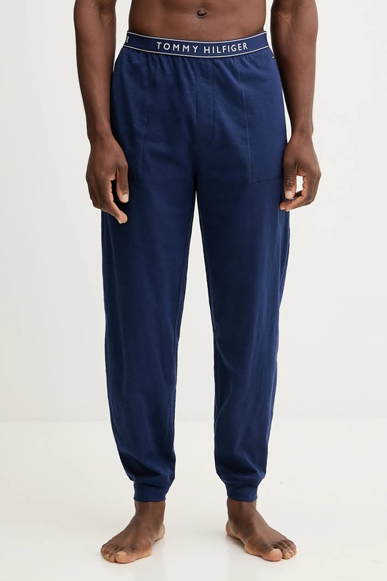 Odzież Tommy Hilfiger piżama bawełniana UM0UM03609 granatowy