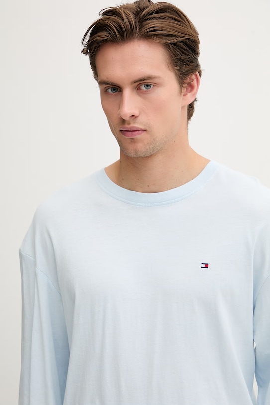 Tommy Hilfiger dvoudílné pyžamo pánské bavlněné modrá UM0UM03663