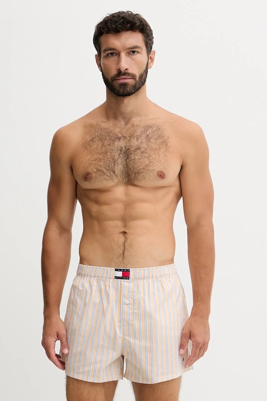 Tommy Hilfiger pamut boxeralsó 3 db sima kék UM0UM03613