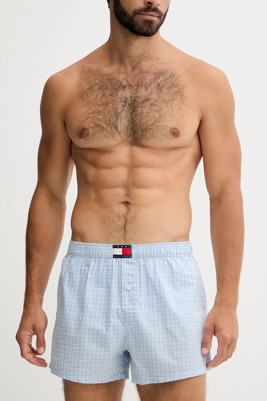 Tommy Hilfiger pamut boxeralsó 3 db UM0UM03613 kék