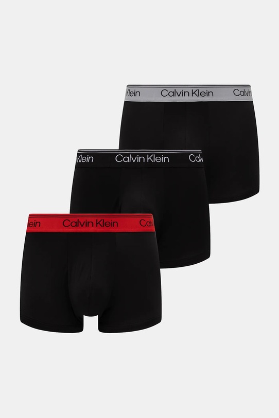 Boxerky Calvin Klein Underwear 3-pak pletenina čierna LV00NB4409