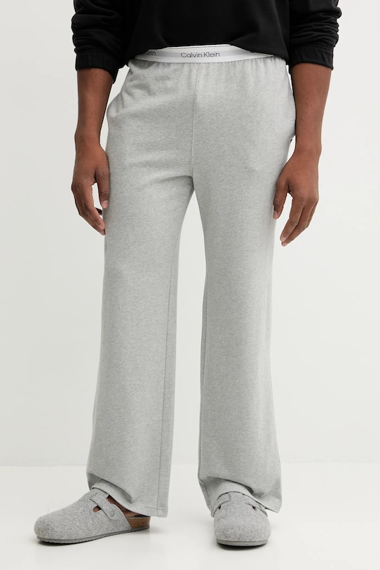 Calvin Klein Underwear spodnie piżamowe bawełniane bawełna szary LV00NM2926