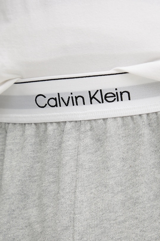 Calvin Klein Underwear szorty piżamowe bawełniane szary LV00NM2927
