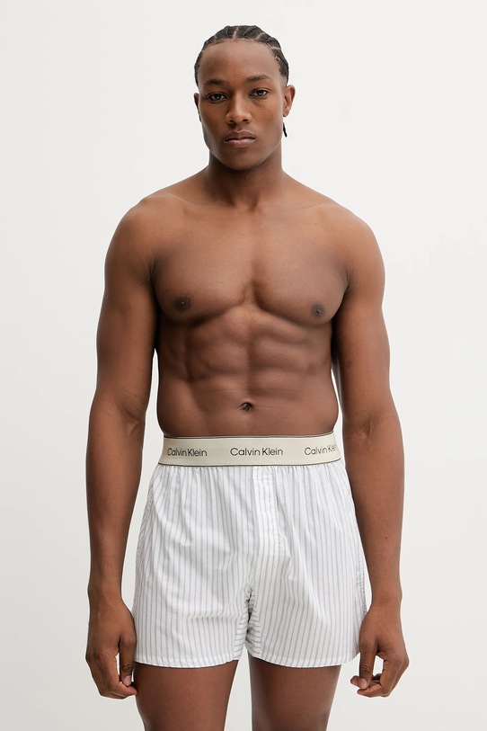 Calvin Klein Underwear bokserki bawełniane LV00NM2945 biały AW25