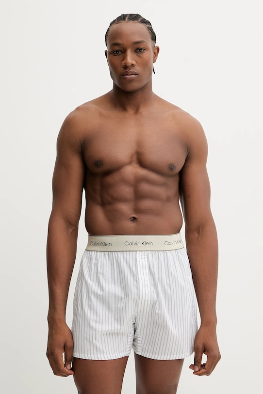 Хлопковые боксёры Calvin Klein Underwear LV00NM2945 белый AW25