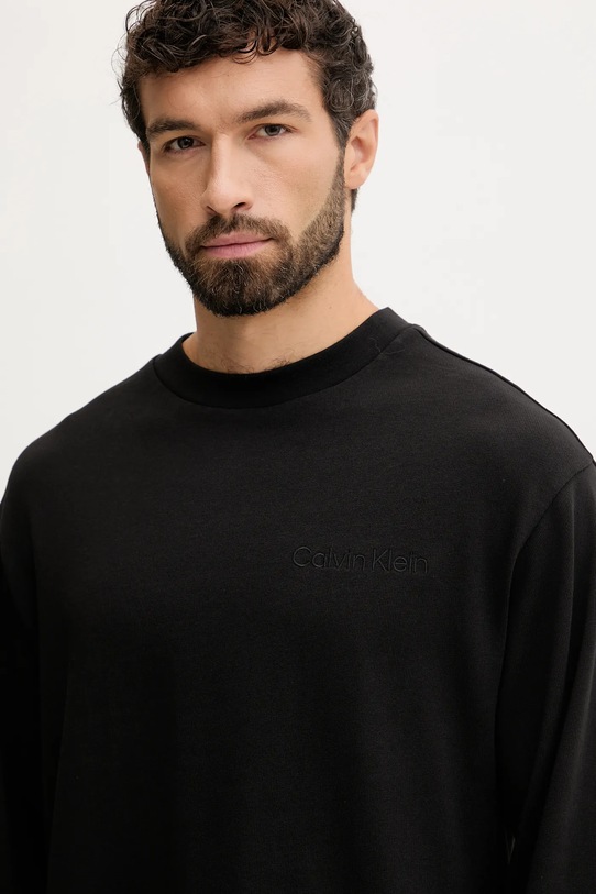 Хлопковая пижама Calvin Klein Underwear LV00NM2950 чёрный