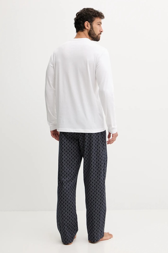 Calvin Klein Underwear piżama bawełniana LV00NM2953 biały AW25