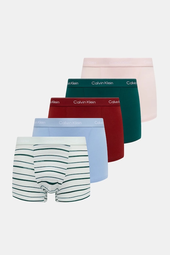 Боксери Calvin Klein Underwear 5-pack трикотаж зелений LV00NB4437