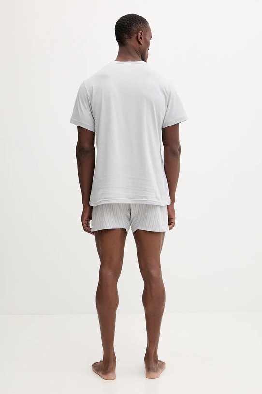 Бавовняна піжама Calvin Klein Underwear LV00NM2906 сірий AW25