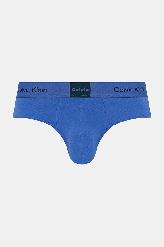 Odzież Calvin Klein Underwear slipy 3-pack LV00NB4475 niebieski