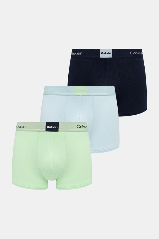 Calvin Klein Underwear bokserki 3-pack dzianina zielony LV00NB4476