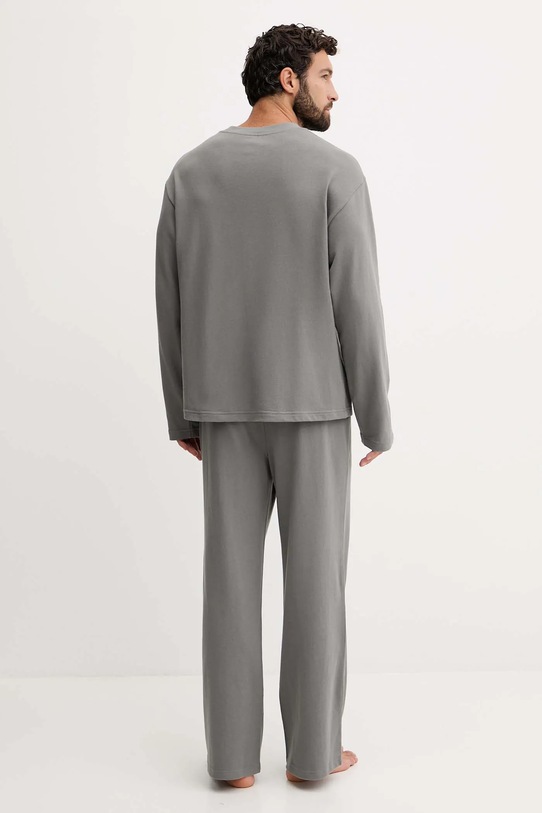 Хлопковая пижама Calvin Klein Underwear серый LV00NM2951