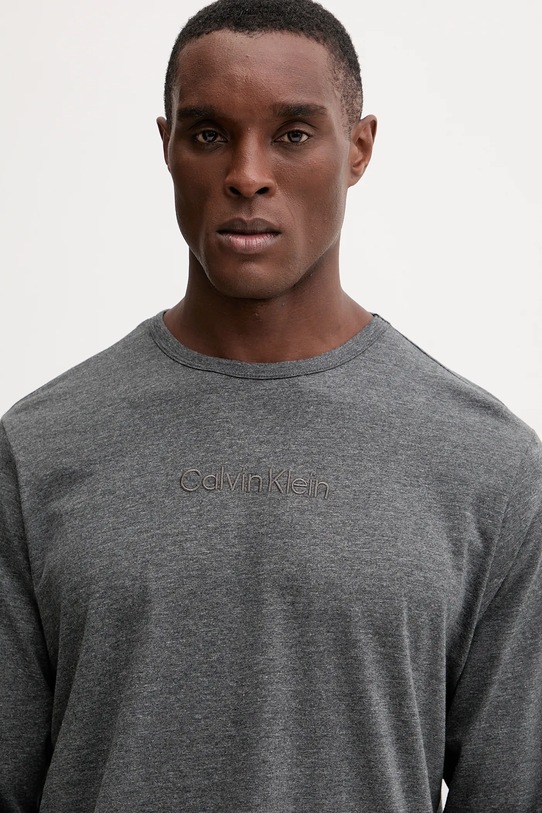 Calvin Klein Underwear piżama bawełniana LV00NM2955 szary
