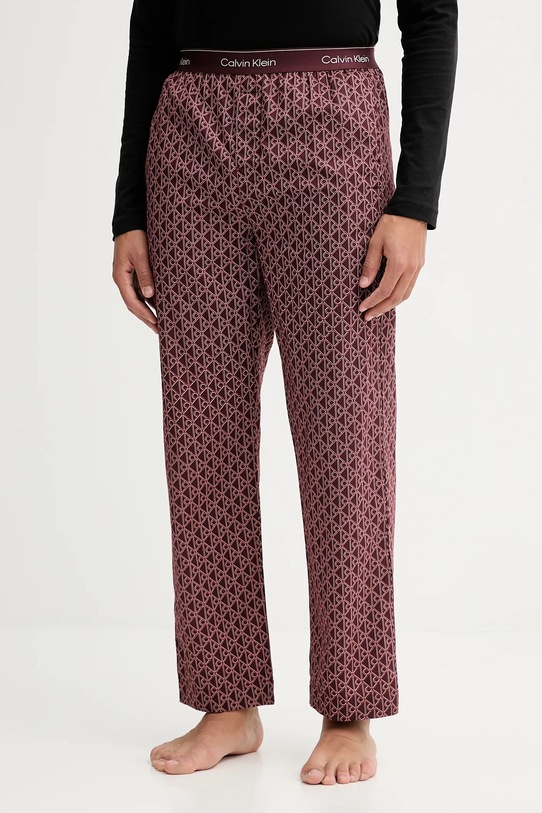 Îmbrăcăminte Calvin Klein Underwear pijamale de bumbac LV00NM2956 negru