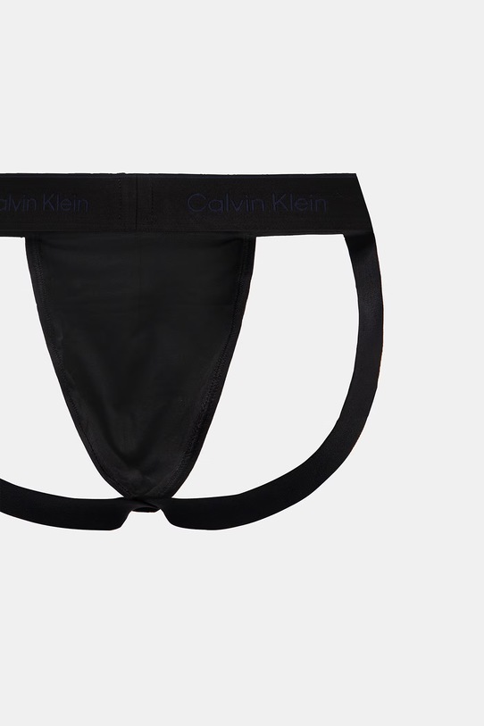 Calvin Klein Underwear pánske bavlnené s elastanom 3-pack LV00NB4382 čierna