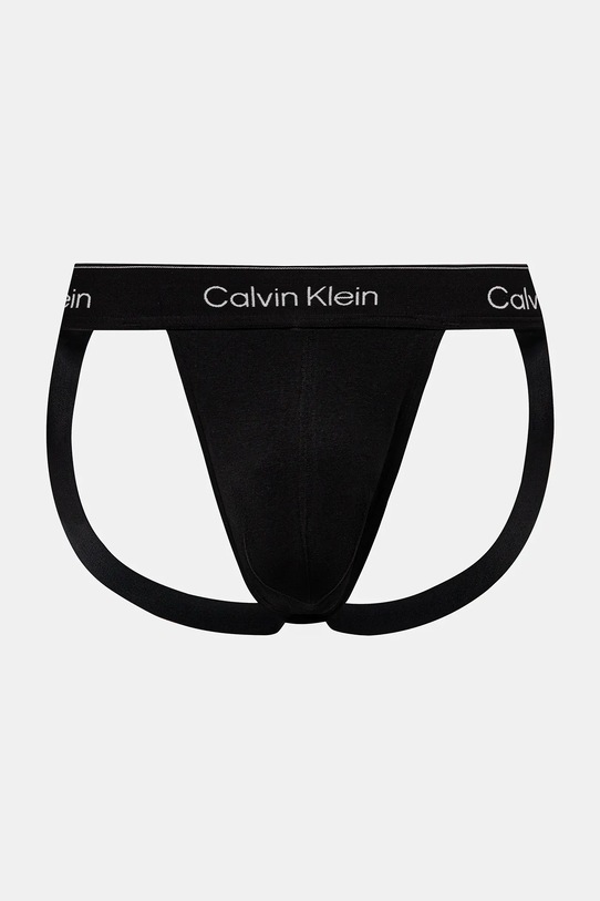 Jockstrapy Calvin Klein Underwear 3-pack LV00NB4382 černá