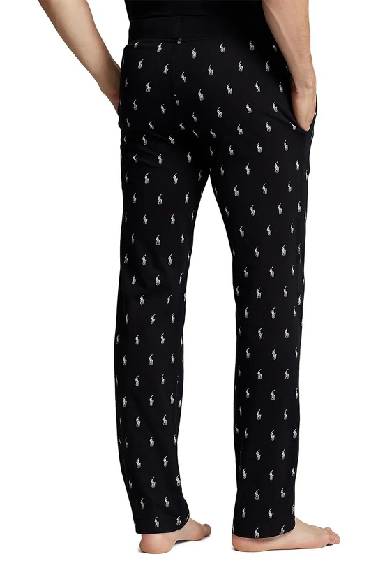 Bavlnené pyžamové nohavice Polo Ralph Lauren 714899514 čierna AW25