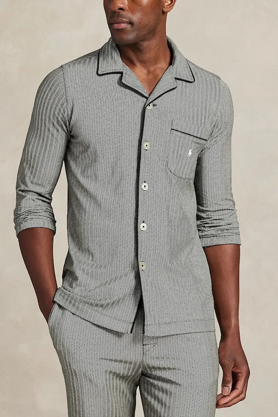 Одяг Бавовняна піжама Polo Ralph Lauren 714954321 сірий