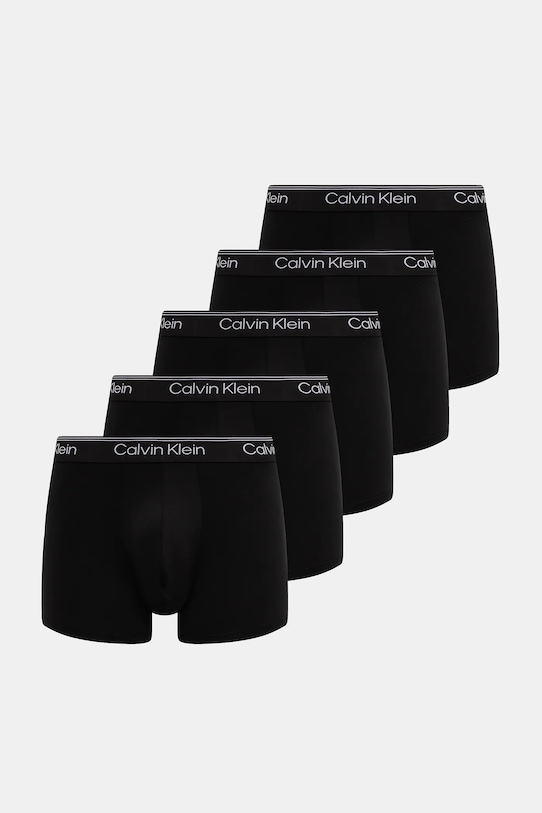 Боксери Calvin Klein Underwear 5-pack трикотаж чорний LV00NB4413