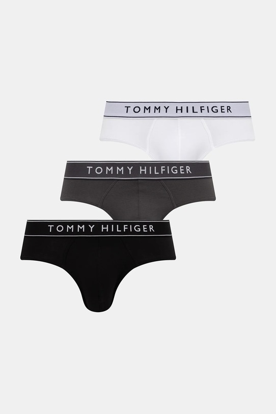 Slipy Tommy Hilfiger 3-pak pletenina čierna UM0UM03705