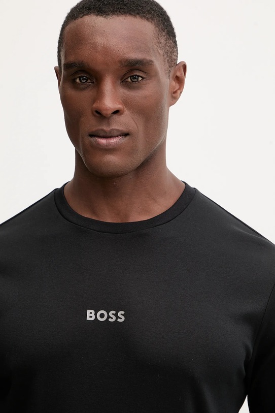 BOSS piżama bawełniana 50550547 czarny