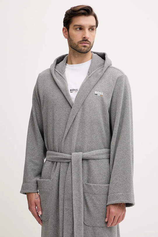 Ρόμπα BOSS 50550685 γκρί AW25
