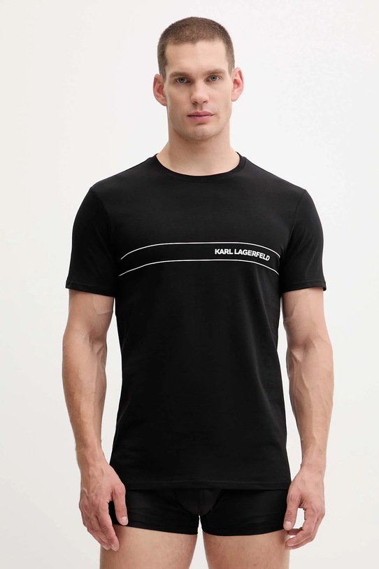 Karl Lagerfeld piżama A4M45007 czarny AW25