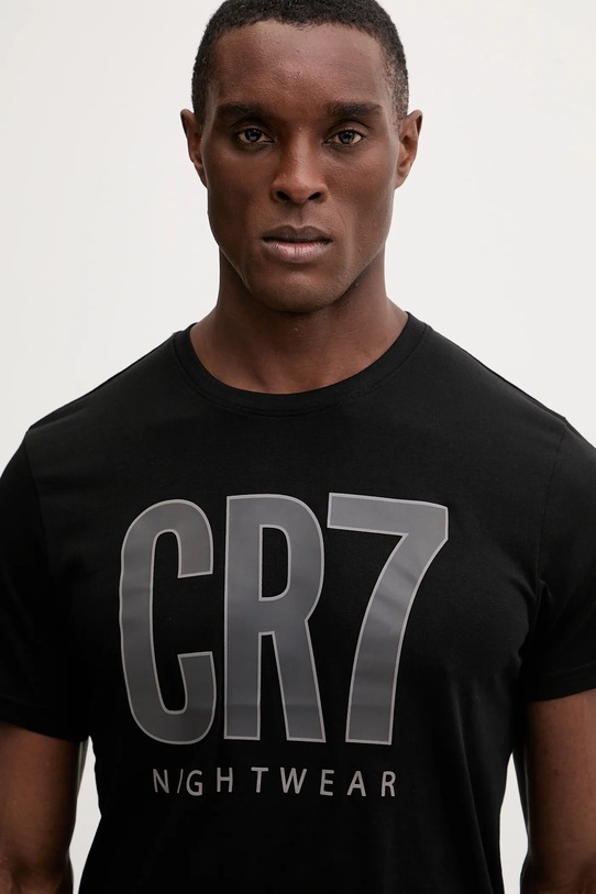 CR7 Cristiano Ronaldo piżama bawełniana czarny 8730.41.2613