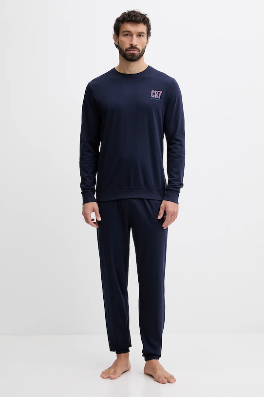 CR7 Cristiano Ronaldo piżama bawełniana nadruk granatowy 8730.42.1046