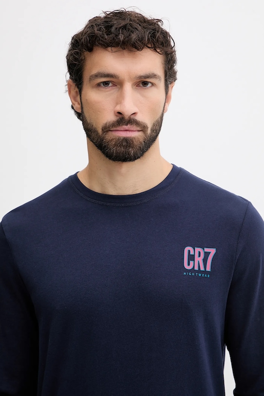 CR7 Cristiano Ronaldo piżama bawełniana 8730.42.1046 granatowy