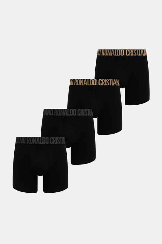 CR7 Cristiano Ronaldo bokserki 4-pack dzianina czarny 8104.49.2492