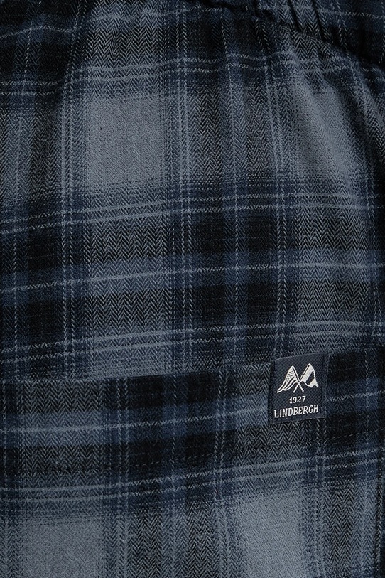 Odzież Lindbergh spodnie piżamowe bawełniane 30.997527 granatowy